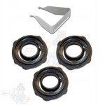 SATA Uszczelka pod dyszę materiałową  / pierścień rozdzielający / uszczelniający do 5000 B  3 sztuki 211425 