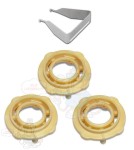 SATA Uszczelka pod dyszę materiałową  / pierścień rozdzielający / uszczelniający 3 szt. do 1000 B i 100 B 143230 (1)