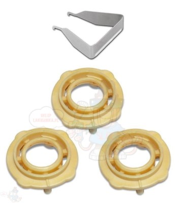 SATA Uszczelka pod dyszę materiałową  / pierścień rozdzielający / uszczelniający 3 szt. do 1000 B i 100 B 143230 (1)