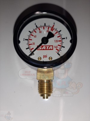 SATA Manometr 0-10 bar do Filtra 100 prep i filtra 424 19158