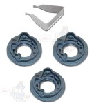 SATA Uszczelka pod dyszę materiałową  / pierścień rozdzielający / uszczelniający do minijet 4400 B  3 szt 197467 (1)