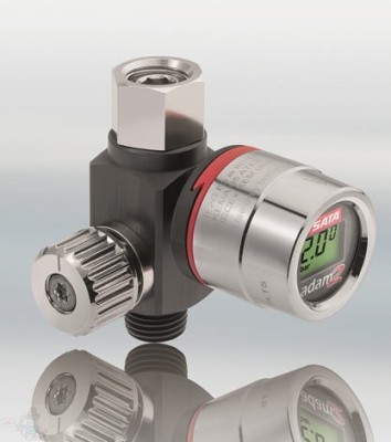 Manometr z reduktorem SATA Adam2 U z portem 195214