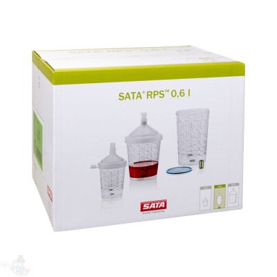 SATA 60 x KUBKI / KUBEK RPS QCC 125 um / 0,6 l 600 ml karton 1010438