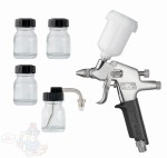 SATA Pistolet lakierniczy SATA jet 20 B dysza 0,35 + kubek PCV 65 ml + 4 szklane kubki 86199 (  DECOR 2000 ) 